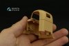 Quinta Studio QD35060 GMC CCKW 352 Cargo Truck 3D-Printed & coloured Interior on decal paper (HobbyBoss) 1/35